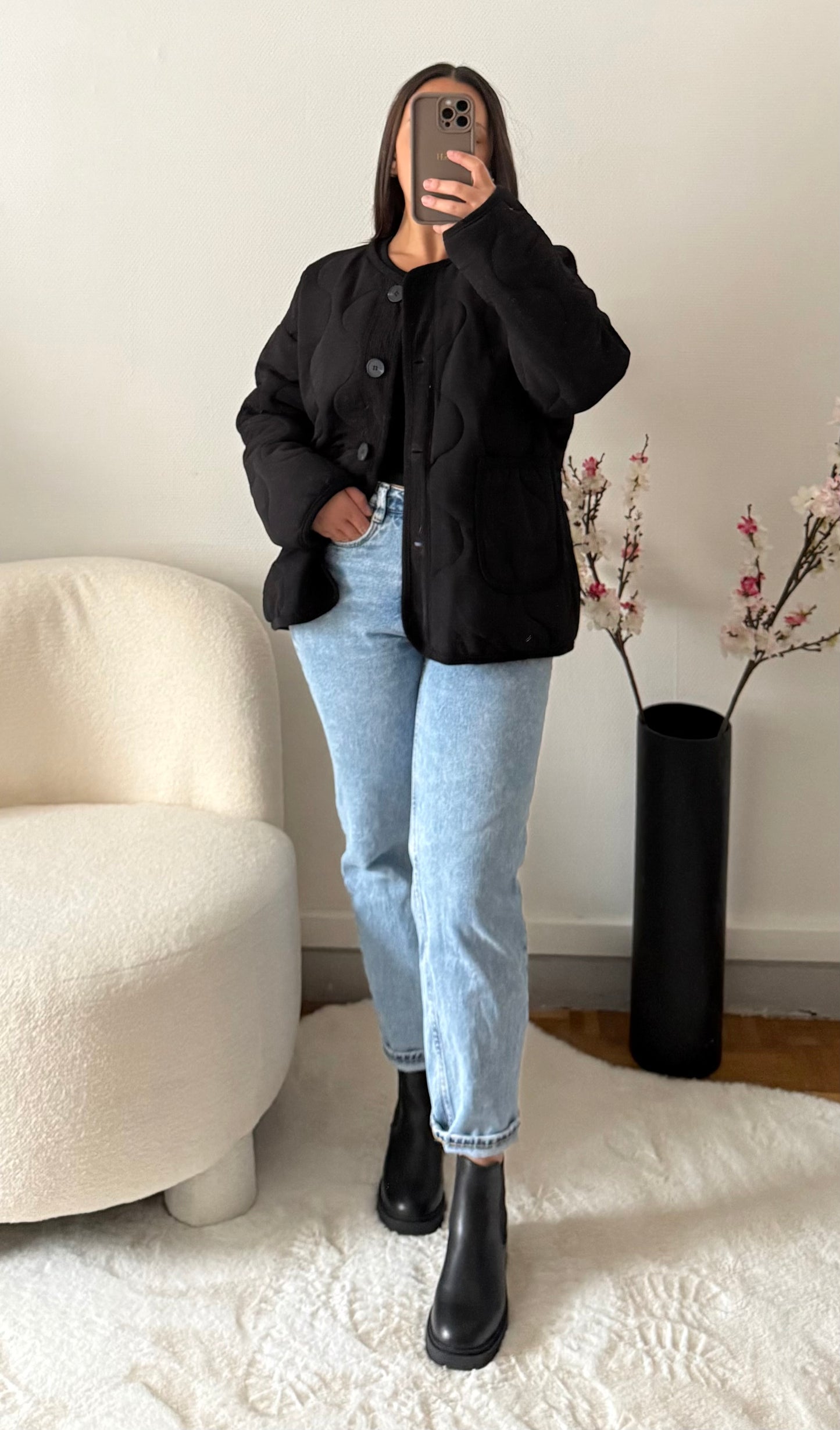 Veste matelassé inspi Z noir