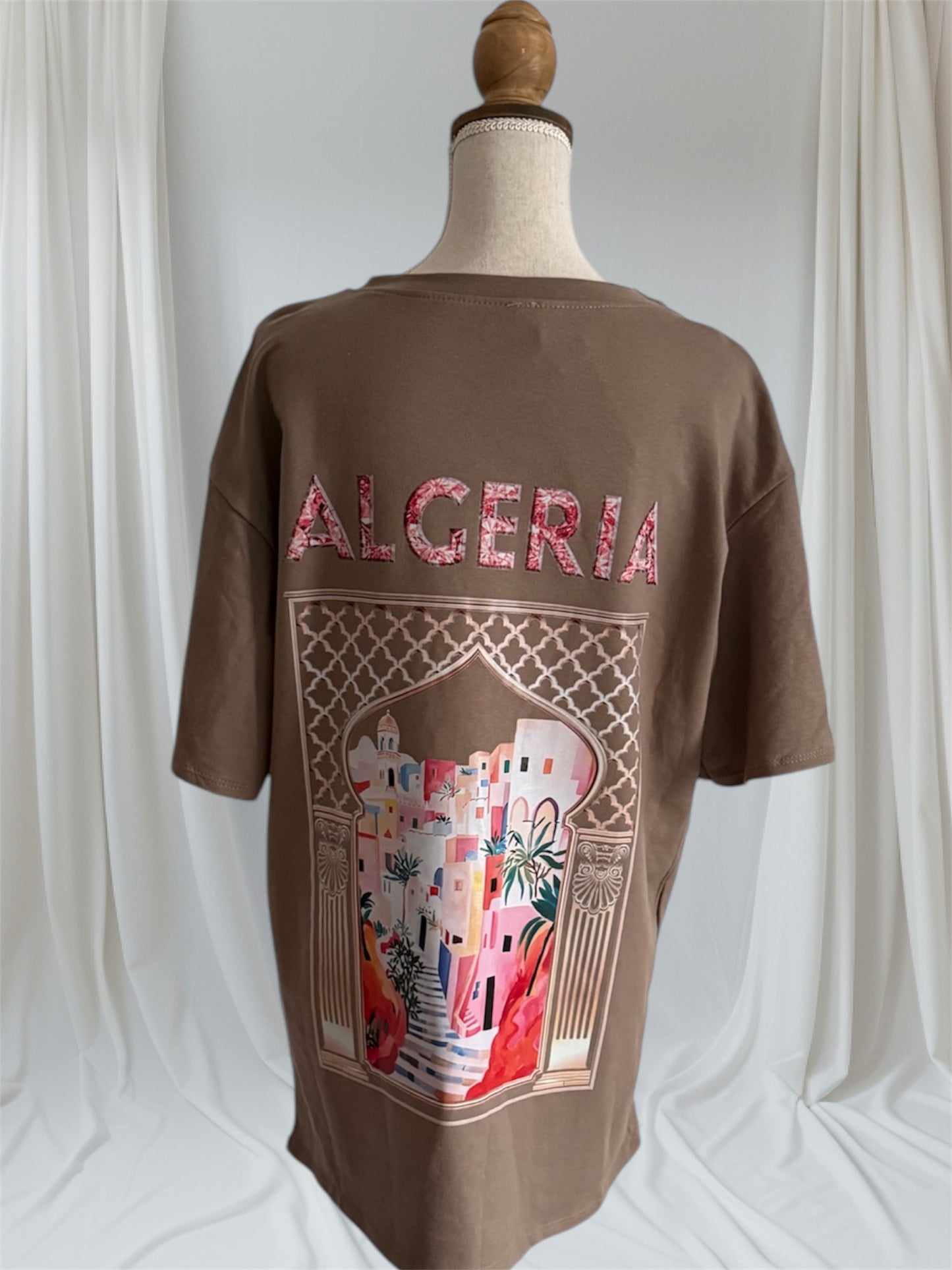 Tee shirt Algeria marron