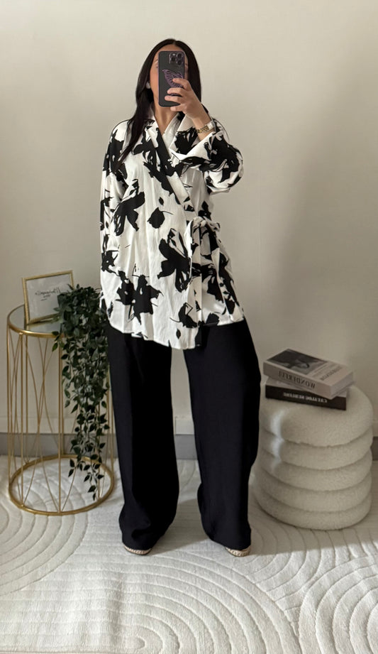 Ensemble imprimé noir