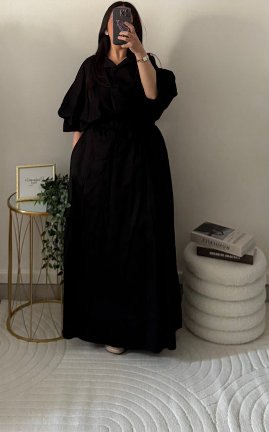 Ensemble chemise jupe noir