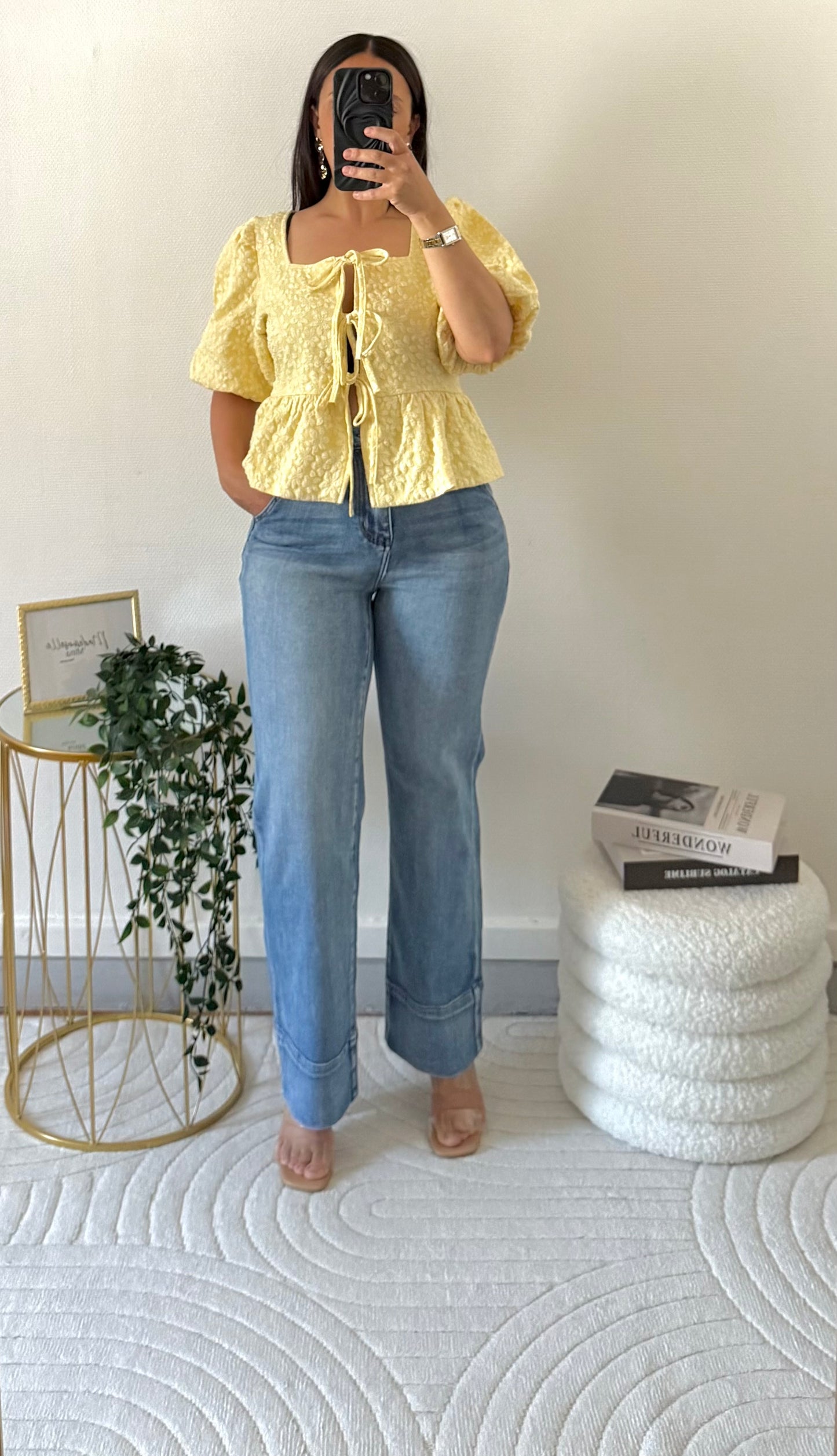 Top Maïa jaune