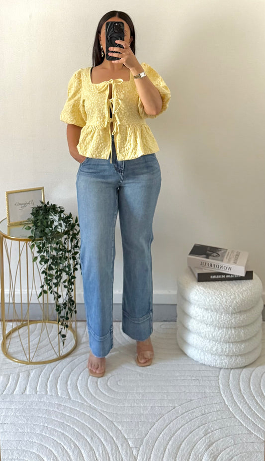 Top Maïa jaune