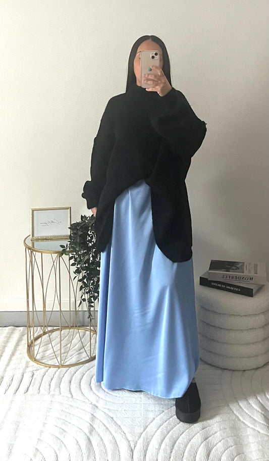 Jupe longue bleu