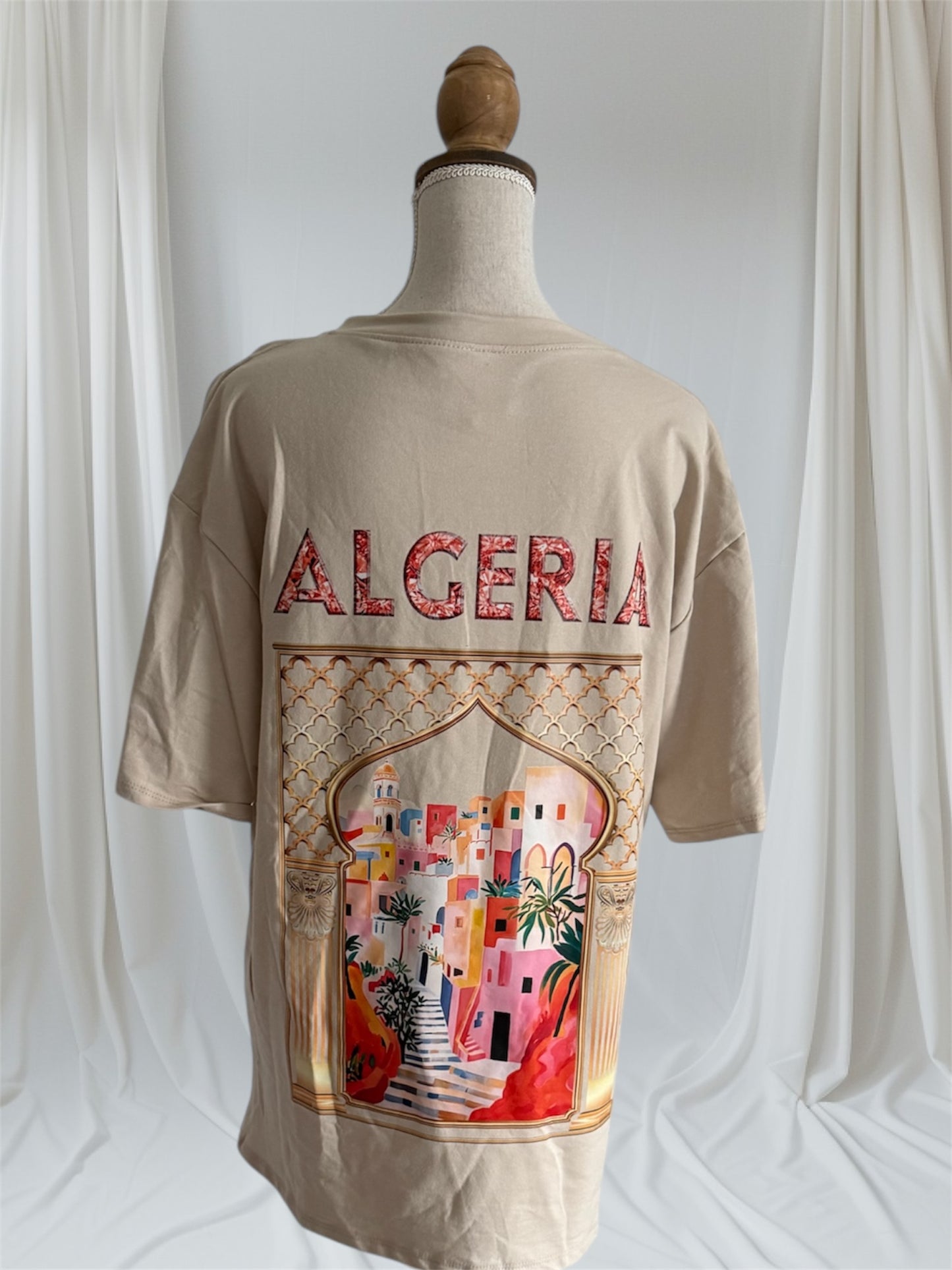 Tee shirt Algeria beige