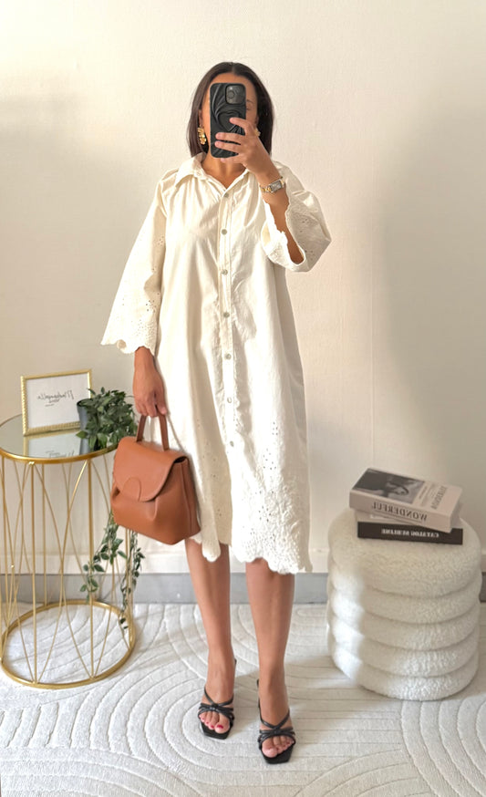 Robe Anna crème