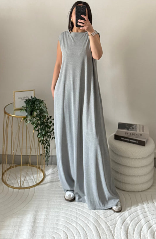 Robe ample grise